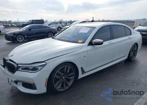 2019 BMW M760I xDrive z USA, uszkodzony, nr VIN WBA7H6C57KG615265